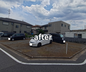 管理会社様よりご依頼【板橋区|駐車場200㎡】車両がある状態での安全手作業による草取り施工事例|